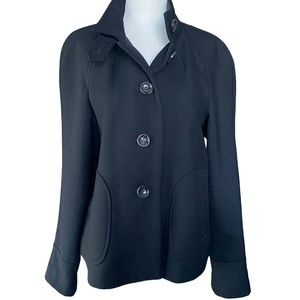 Banana Republic Black Wool Coat M